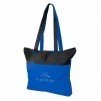 Reverse Color Zippered Tote Bag