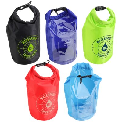 10-Liter Waterproof Gear Bag With Touch-Thru Pouch