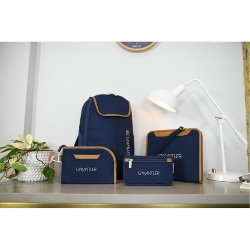 Mobile Office Hybrid Toiletry Bag - Navy Heather-3