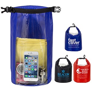 "The NavagioL" 5.0 Liter Water Resistant Dry Bag w/Clear Pocket Window-1