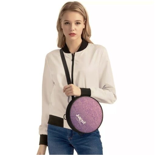 Round Satchel Bags with full color printing