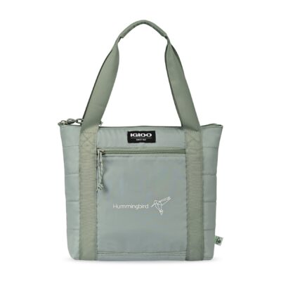 Igloo® Packable Puffer 10-Can Cooler Bag - Aqua Gray-1