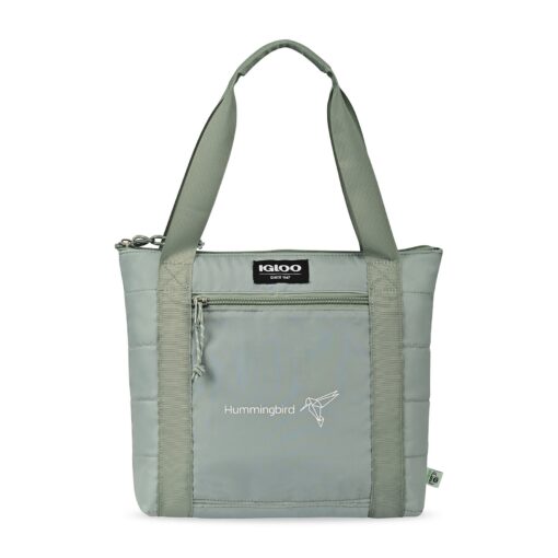 Igloo® Packable Puffer 10-Can Cooler Bag - Aqua Gray-1
