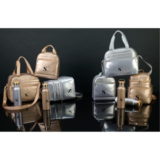 Aviana™ Metallics Mini Backpack Cooler - Champagne-5