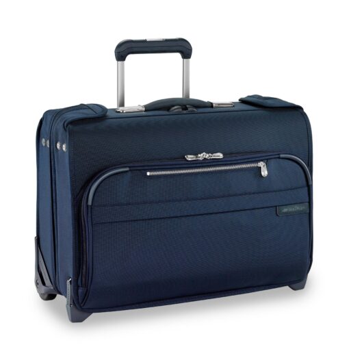 Briggs & Riley™ Baseline Carry-On Wheeled Garment Bag (Navy)-1