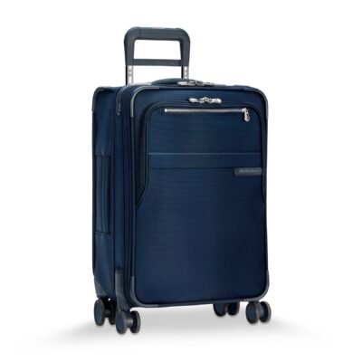Briggs & Riley™ Baseline Domestic Carry-On Expandable Spinner Bag (Navy)-1