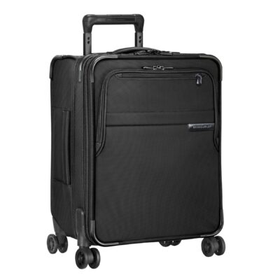 Briggs & Riley™ Baseline International Carry-On Expandable Wide-Body Spinner Bag (Black)-1