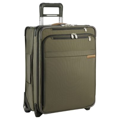 Briggs & Riley™ Baseline International Carry-On Wide-Body Upright Bag (Olive)-1