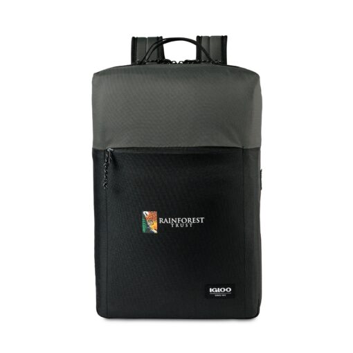 Igloo® Fundamentals Lotus Backpack Cooler - Black-Dark Grey-1