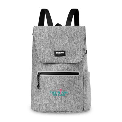 Igloo® Moxie Cinch Backpack Cooler - Heather Gray-1