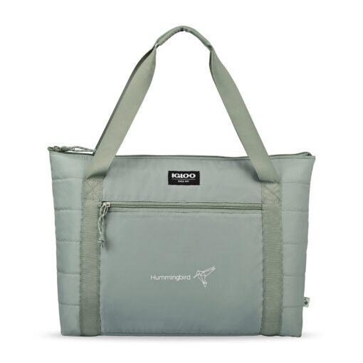Igloo® Packable Puffer 20-Can Cooler Bag - Aqua Gray-1