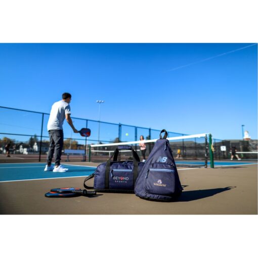 New Balance® Athletics Duffel Bag - Navy Blue-6