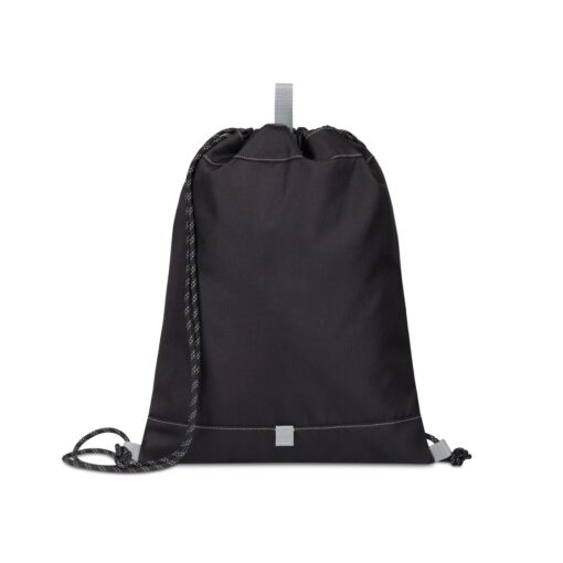Repeat Recycled Poly Cinchpack - Medium Grey-2