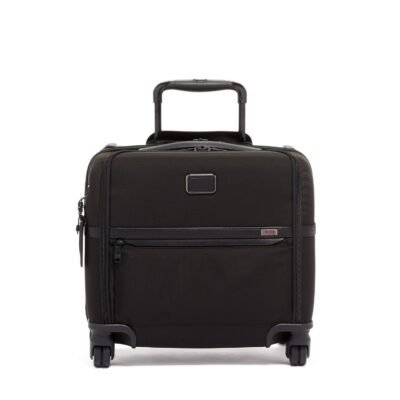 TUMI™ Alpha 3 Compact 4 Wheeled Briefcase Bag-1