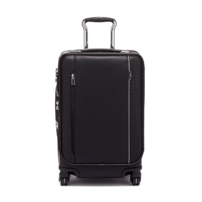 TUMI™ Arrive International Dual Access 4 Wheeled Leather Carry-On Bag-1