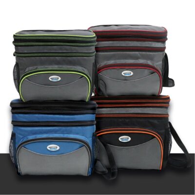 12 Can Cooler Bag w/Hard Plastic Liner-1
