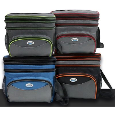 6 Can Cooler Bag w/Hard Plastic Liner-1