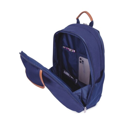 Mobile Office Hybrid Laptop Backpack - Navy Heather-5