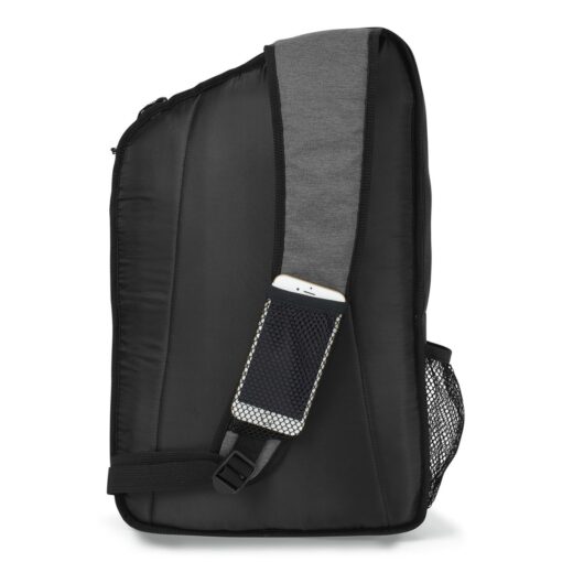 McKinley Laptop Sling Bag - Black-Heather Grey-3