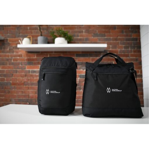 Mobile Professional Laptop Backpack - Black-8