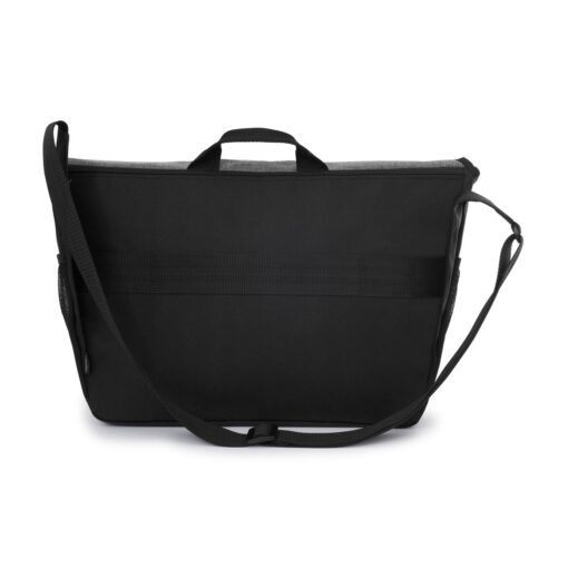 Nova Laptop Messenger Bag - Black-Charcoal Heather-7