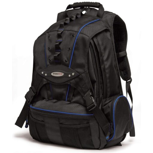 Premium Backpack - Black with Navy Trim-1