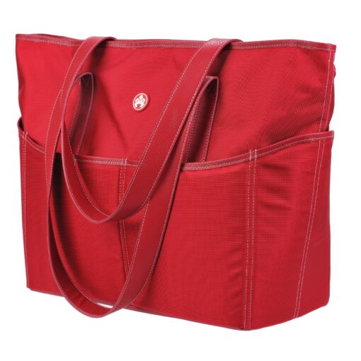 Red/White Tote Bag - Large-1