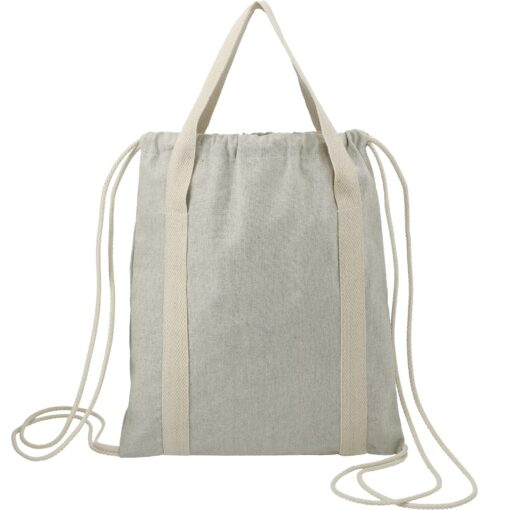 Repose 5oz. Recycled Cotton Drawstring Bag-6