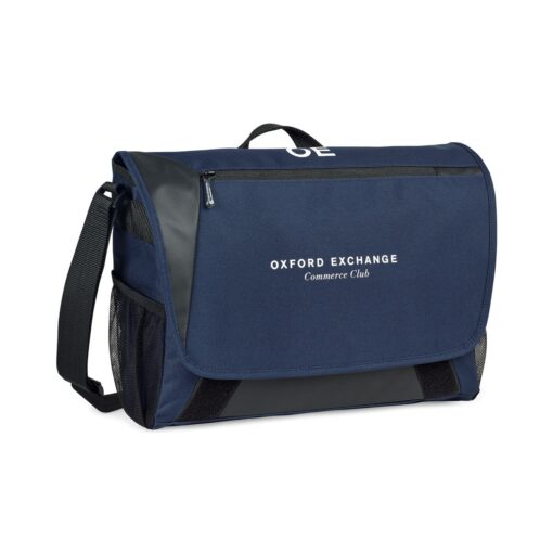 Sawyer Laptop Messenger Bag - Navy Blue-3