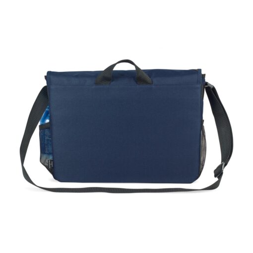 Sawyer Laptop Messenger Bag - Navy Blue-5