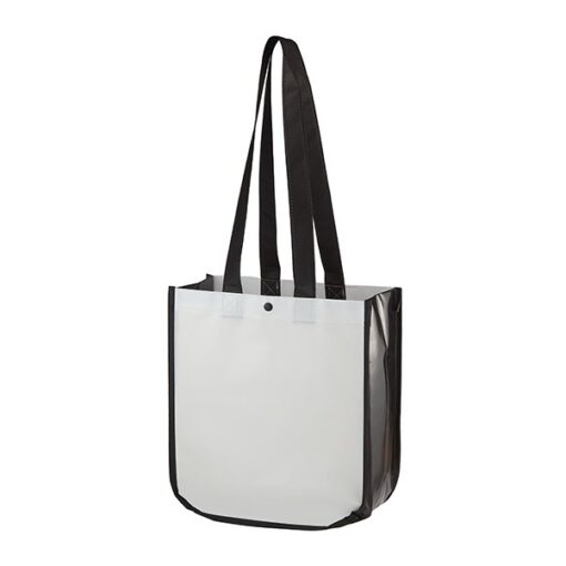 Fashion Tote Bag w/19.5" Handle & Plastic Snap Closure-4