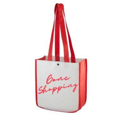 Fashion Tote Bag w/19.5" Handle & Plastic Snap Closure-1