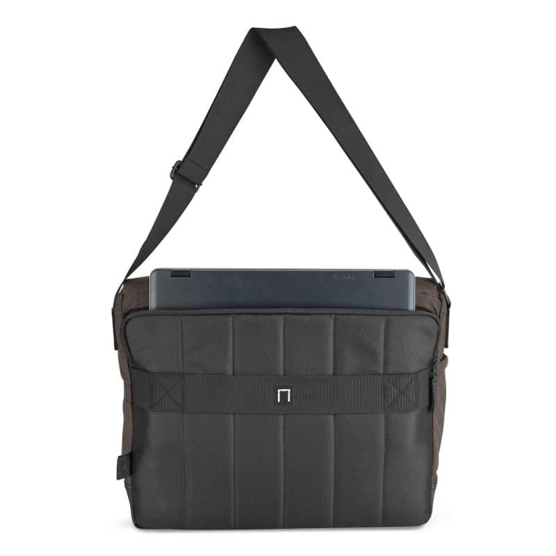 Heritage Supply Tanner Laptop Messenger Bag - Charcoal Heather-Black - 3