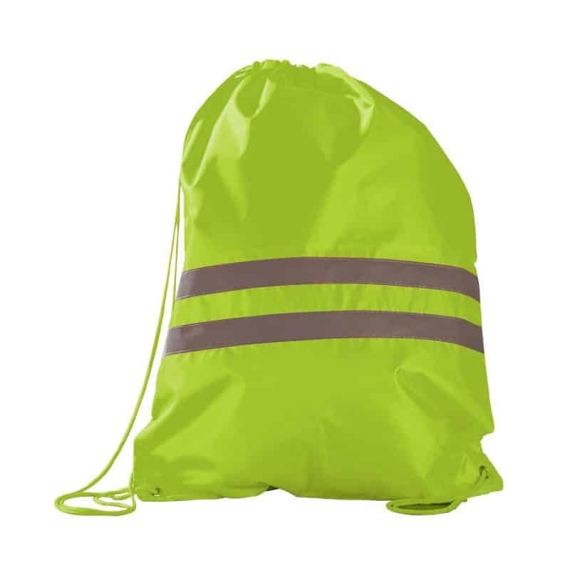 Reflective Drawstring Backpack - 4