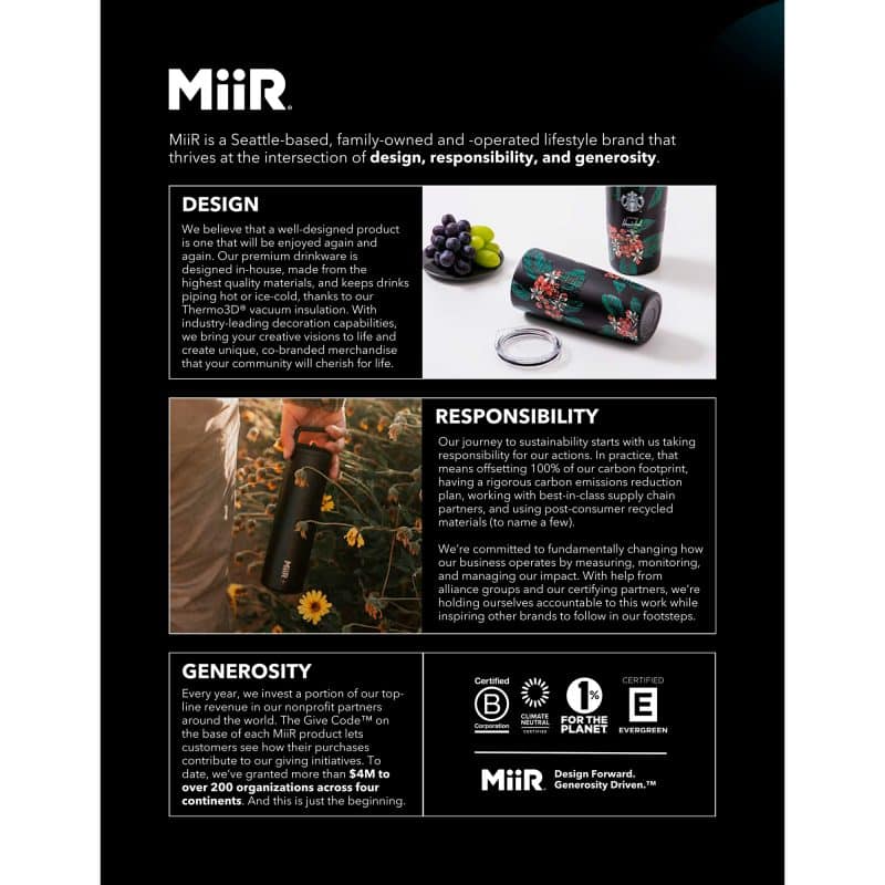 MiiR® Olympus 2.0 8L Messenger Bag - Black - 8