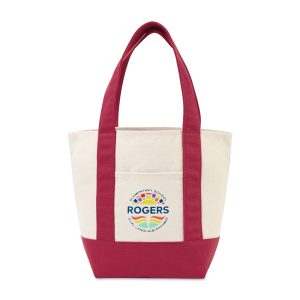 Mini Canvas Tote - Red